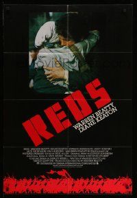 5b021 REDS English 1sh '81 Warren Beatty as John Reed & Diane Keaton in Russia!