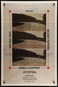 5b310 EVERY MAN FOR HIMSELF 1sh '80 Jean-Luc Godard, Isabelle Huppert, Nathalie Baye!