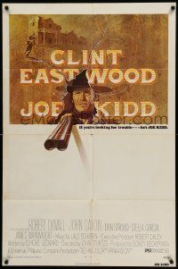 5b469 JOE KIDD 1sh '72 John Sturges, if you're looking for trouble, he's Clint Eastwood!