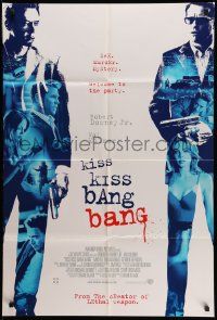 5b486 KISS KISS BANG BANG int'l DS 1sh '05 Robert Downey Jr., Val Kilmer, Michelle Monaghan