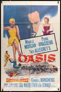 5b677 OASIS 1sh '55 directed by Yves Allegret, Michele Morgan, Pierre Brasseur