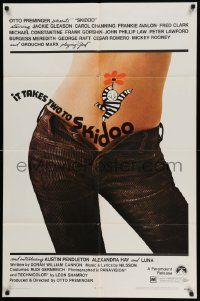 5b862 SKIDOO 1sh '69 Otto Preminger, drug comedy, sexy image of girl with pants unbuttoned!