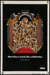 5b923 THAT'S ENTERTAINMENT advance 1sh '74 classic MGM Hollywood scenes, it's a celebration!
