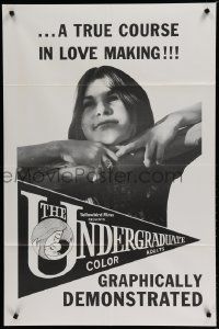 5b941 UNDERGRADUATE 1sh '71 a true course in love making by Ed Wood, graphically demonstrated!