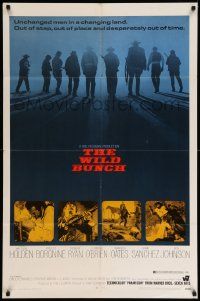 5b980 WILD BUNCH 1sh '69 Sam Peckinpah cowboy classic starring William Holden & Ernest Borgnine