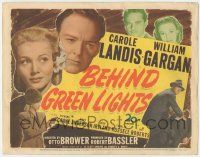 5c035 BEHIND GREEN LIGHTS TC '46 Carole Landis, William Gargan, Richard Crane, Mary Anderson