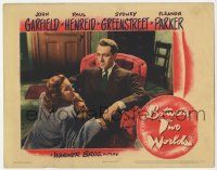 5c552 BETWEEN TWO WORLDS LC '44 close up of Eleanor Parker on her knees with Paul Henreid!