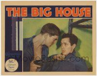 5c557 BIG HOUSE LC '30 best c/u of Chester Morris with gun threatening Robert Montgomery in cell!