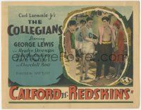 5c059 CALFORD VS. REDSKINS TC '28 Carl Laemmle Jr.'s The Collegians, George Lewis, college sports!