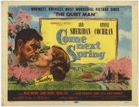5c076 COME NEXT SPRING TC '56 great romantic artwork of beautiful Ann Sheridan & Steve Cochran!