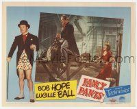 5c651 FANCY PANTS LC #6 '50 Lucille Ball helps butler Bob Hope learn how to ride a horse!