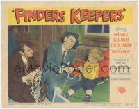 5c655 FINDERS KEEPERS LC #3 '52 wacky comedy about a kid who brings home $1,000,000, but won't talk!