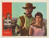 5c659 FISTFUL OF DOLLARS LC #3 '67 Sergio Leone, c/u of Clint Eastwood & pretty Marianne Koch!