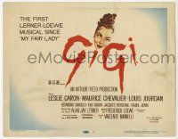 5c152 GIGI TC '58 art of winking Leslie Caron, Best Director & Best Picture winner!