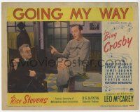 5c686 GOING MY WAY LC #7 '44 priest Barry Fitzgerald can't understand Bing Crosby's new ways!