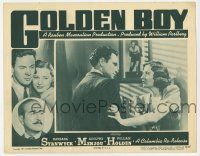 5c687 GOLDEN BOY LC R47 William Holden's debut movie, boxing classic, sexy Barbara Stanwyck!