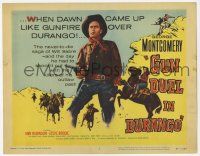 5c175 GUN DUEL IN DURANGO TC '57 too many killers wanted George Montgomery to go straight to Hell!
