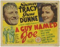 5c180 GUY NAMED JOE TC '44 pretty Irene Dunne, Spencer Tracy & Van Johnson in World War II!