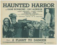 5c187 HAUNTED HARBOR chapter 2 TC '44 Kane Richmond Republic serial, Flight to Danger!