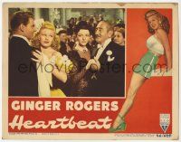 5c695 HEARTBEAT LC '46 Jean-Pierre Aumont, Ginger Rogers, Adolphe Menjou & Mona Maris dancing!