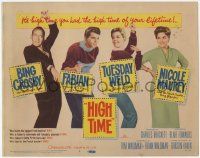 5c201 HIGH TIME TC '60 Blake Edwards directed, Bing Crosby, Fabian, sexy young Tuesday Weld!