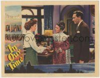 5c713 IN OUR TIME LC '44 close up of Ida Lupino & Paul Henreid in World War II romance!