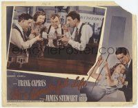 5c720 IT'S A WONDERFUL LIFE LC R55 James Stewart, Thomas Mitchell & others toasting to money!