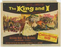 5c224 KING & I TC '56 Deborah Kerr & Yul Brynner in Rodgers & Hammerstein's musical!