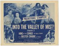 5c226 KING OF THE CONGO chapter 3 TC '52 Buster Crabbe as Mighty Thunda, Into the Valley of Mist!