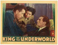 5c734 KING OF THE UNDERWORLD LC '39 Dr. Kay Francis between intense Humphrey Bogart & Stephenson!