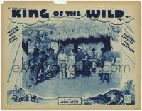 5c735 KING OF THE WILD chapter 12 LC '31 natives threaten Walter Miller & top stars outside hut!