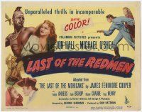 5c234 LAST OF THE REDMEN TC '47 Jon Hall, Evelyn Ankers, adapted from The Last of the Mohicans!