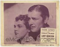 5c751 LOST HORIZON LC R48 Frank Capra, best portrait of Ronald Colman & pretty Jane Wyatt!