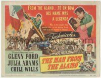 5c250 MAN FROM THE ALAMO TC '53 Budd Boetticher, Glenn Ford was the man they called The Coward!