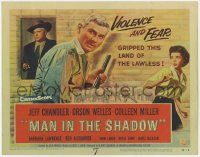 5c251 MAN IN THE SHADOW TC '58 Jeff Chandler, Orson Welles & Colleen Miller in a lawless land!