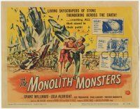 5c267 MONOLITH MONSTERS TC '57 Reynold Brown art of the living mammoth skyscrapers of stone!