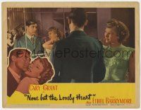 5c801 NONE BUT THE LONELY HEART LC '44 great c/u of Cary Grant & June Duprez standing by mirror!