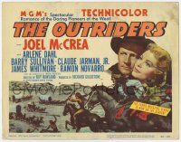 5c292 OUTRIDERS TC '50 Joel McCrea, Arlene Dahl, romance of the daring pioneers of the West!