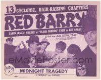 5c317 RED BARRY chapter 7 TC R48 Flash Gordon's Buster Cragge as Red Barry, Midnight Tragedy!