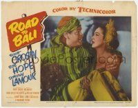 5c854 ROAD TO BALI LC #6 '52 wacky close up of sexy Dorothy Lamour carrying Bob Hope!