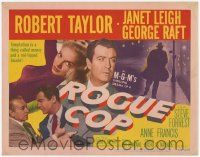 5c335 ROGUE COP TC '54 Robert Taylor, sexy Anne Francis, Janet Leigh, George Raft!