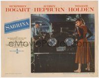 5c867 SABRINA LC #3 '54 Billy Wilder classic, Audrey Hepburn barefoot by Rolls Royce luxury car!