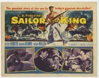 5c343 SAILOR OF THE KING TC '53 Roy Boulting, Jeff Hunter & Michael Rennie in the Navy!