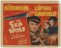 5c353 SEA WOLF TC '41 Edward G. Robinson as Wolf Larsen with John Garfield & Lupino, Jack London