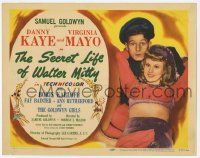 5c354 SECRET LIFE OF WALTER MITTY TC '47 sexy Virginia Mayo & Danny Kay, fantasy comedy!