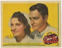 5c879 SECRET OF DR. KILDARE LC '39 Lew Ayres finally realizes nurse Laraine Day is awfully pretty!