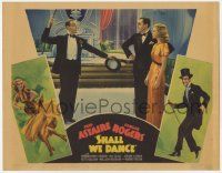 5c886 SHALL WE DANCE LC '37 Ginger Rogers & Jerome Cowan watch Fred Astaire dancing in tuxedo!