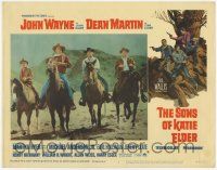 5c904 SONS OF KATIE ELDER LC #7 '65 great line up of John Wayne, Dean Martin & others on horses!