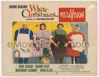 5c988 WHITE CHRISTMAS LC '54 wacky image of top four stars behind overweight cut-out figures!