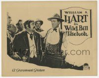 5c989 WILD BILL HICKOK LC '23 great image of William S. Hart about to punch a rich gambler!